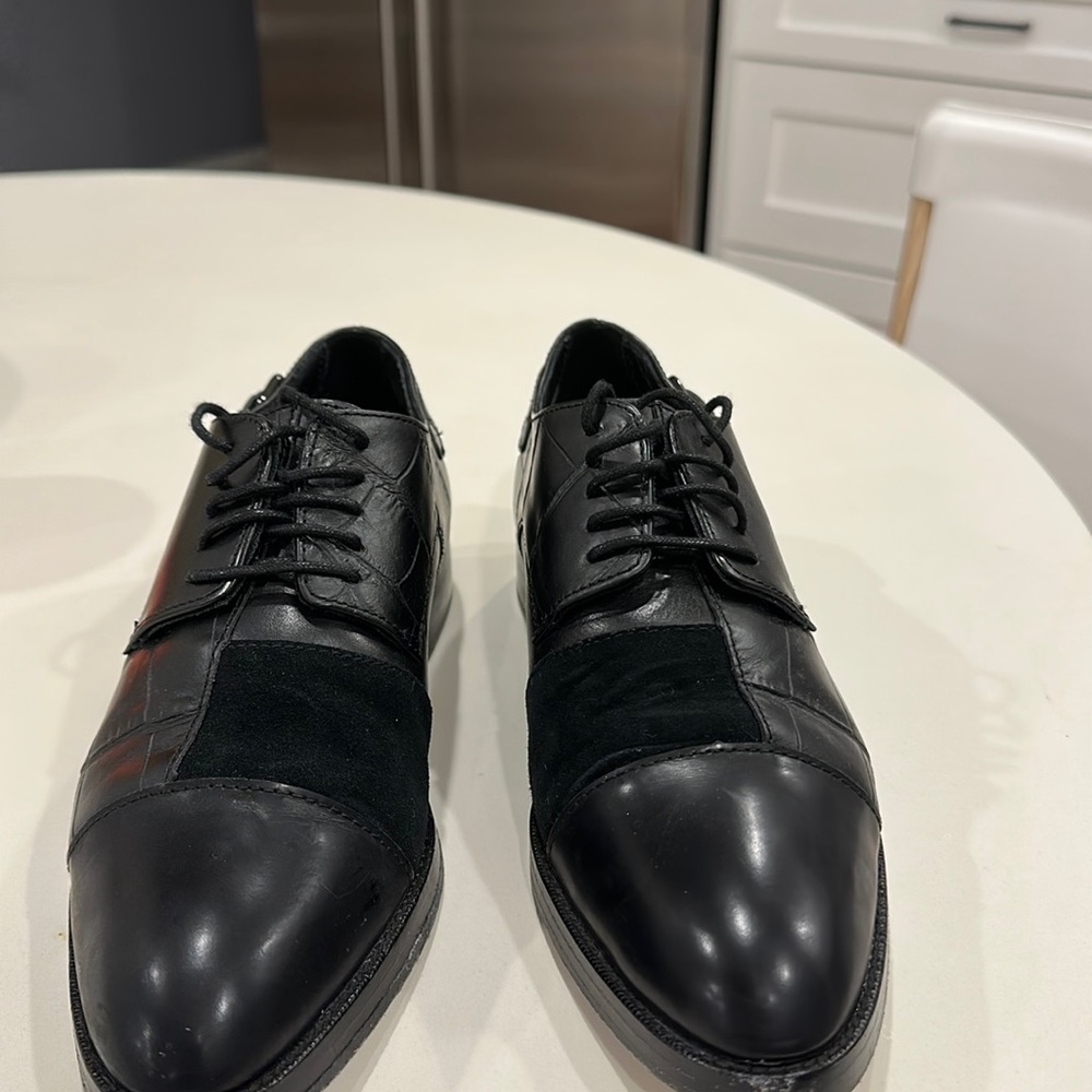 Women’s coach leather and suede shoe